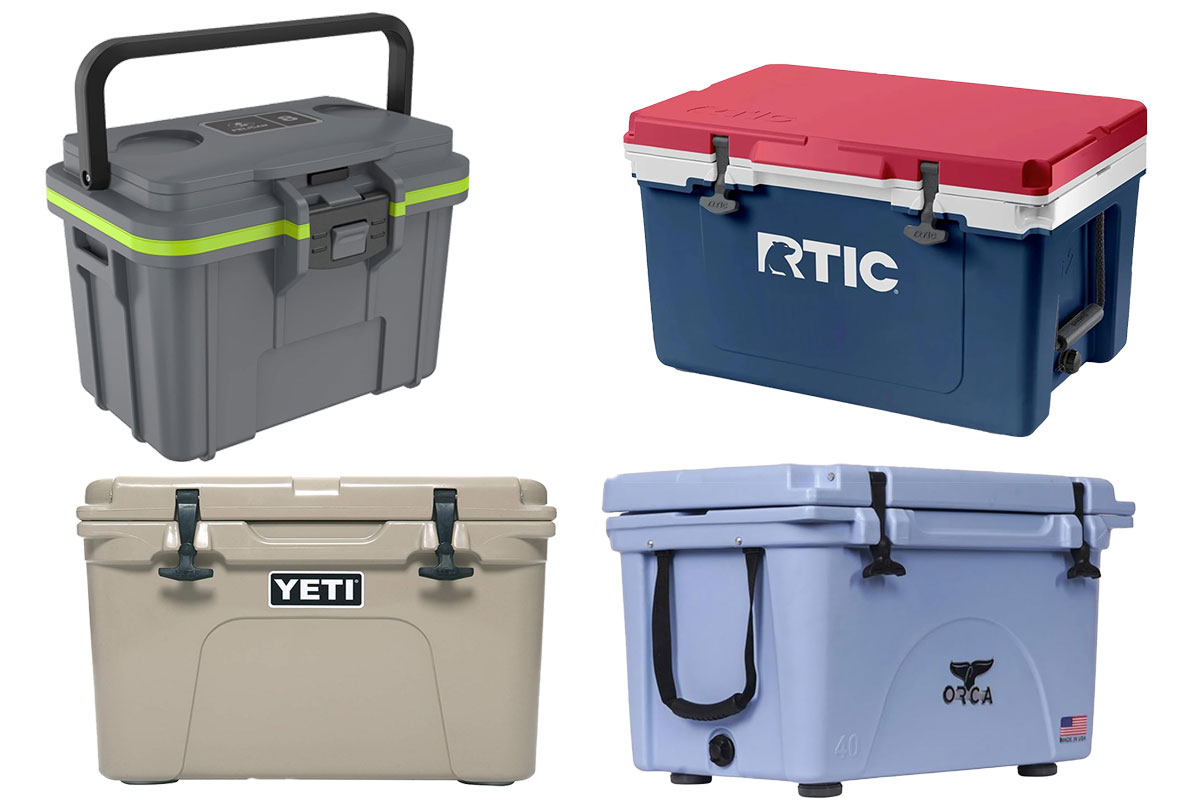 Coolers for camping